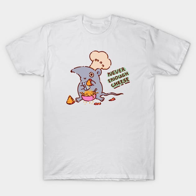 Not enough cheese T-Shirt by Tinyarts